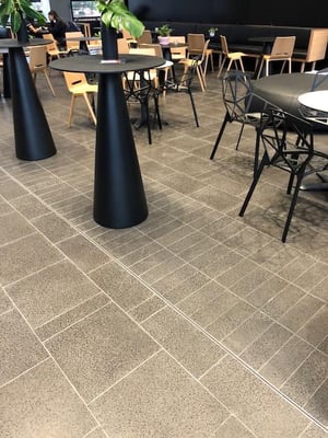 UniSA Health and Innovation - indoor terrazzo tiles